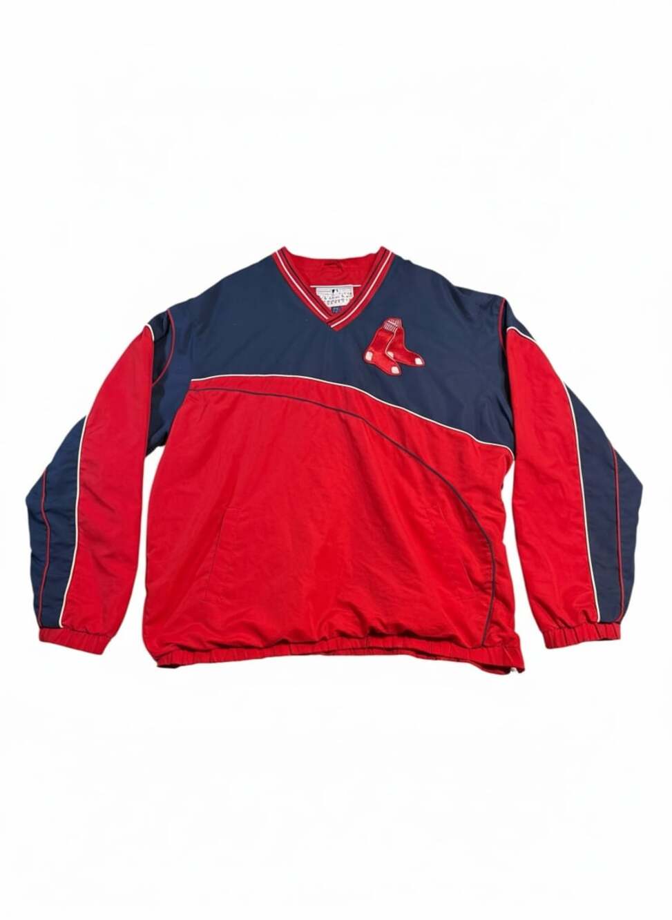 Vintage Boston Red Sox MLB Genuine Merchandise Pullover Windbreaker Jacket XL